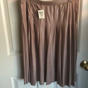 Shimmery pick holiday skirt